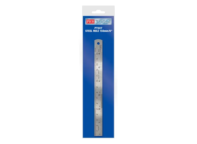 150 Mm (6-Inch) Steel Rule – Graduated Stainless Steel Ruler 1