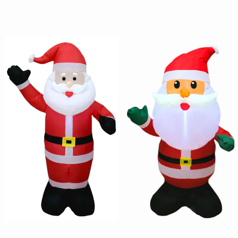 4-Foot Classic Santa & Mrs. Claus Inflatable Duo 1