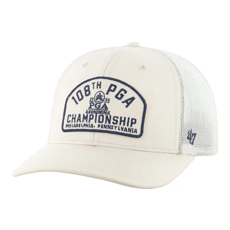 '47 Brand Leland Trucker Hat – Natural Beige Pga Championship Edition 1