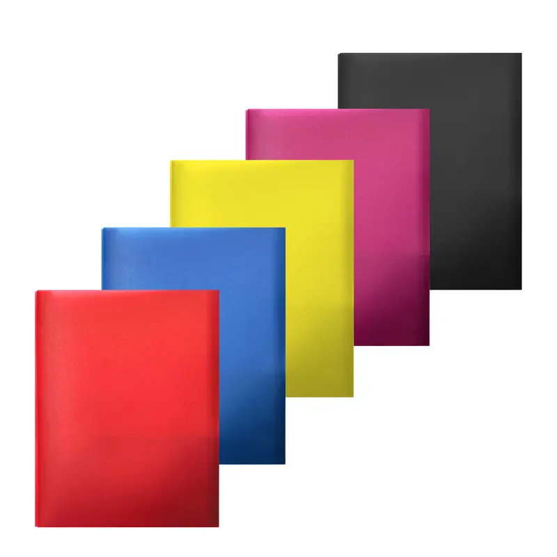 A+ Homework 3-Hole Plastic Folder With Dual Pockets & Sheet Organizer – Pack Of 2 1