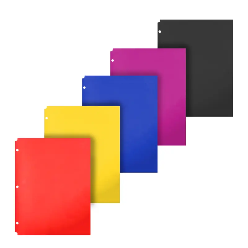 A+ Homework Ring-Bound Two-Pocket Plastic Folders – Pack Of 2 1