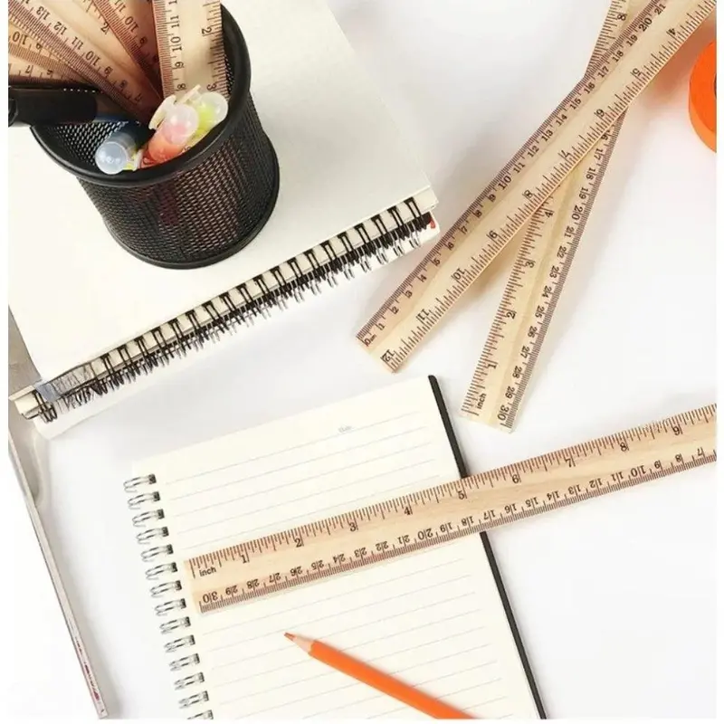A+ Homework Ruler – 12-Inch Stainless Steel, 3-Pack 1