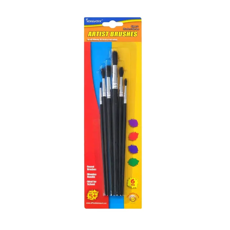 A+ Homework Student Paintbrushes – Assorted Set 1
