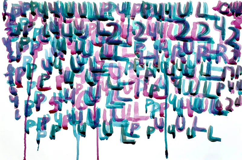 Abstract Composition Untitled 06 By Paul Carter 1