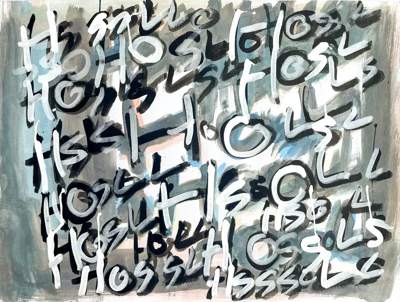 Abstract Portrait Study: Untitled 11 (Hogan) By Jirard Bond 1