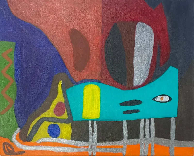 Abstract Shapes – Je'Vonnie Evans Geometric Composition 1