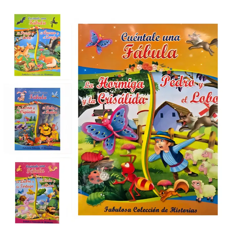 Aesop’S Fables For Kids – Spanish-Language Storybook Series 1