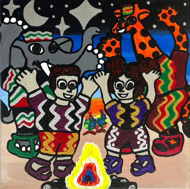 African-Inspired Anthropomorphic Figure Study By Lauren Williams 1