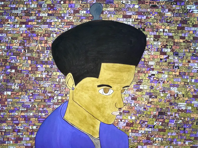 Afro Hair & Pattern Study By Elijah Edwards 1