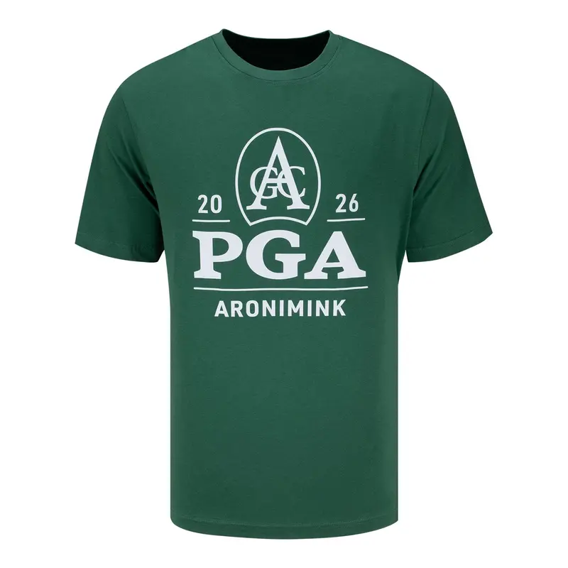 Ahead 2026 Pga Championship Aronimink Logo Tee – Spruce Green 1