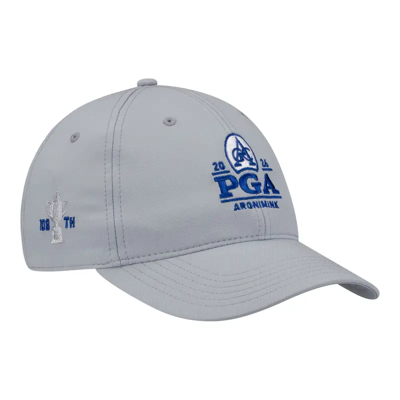 Ahead 2026 Pga Championship Frio Logo & 108Th Anniversary Hat – Grey 1