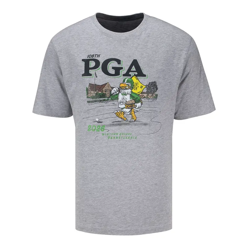 Ahead 2026 Pga Championship Joe Eagle Heather Grey T-Shirt 1