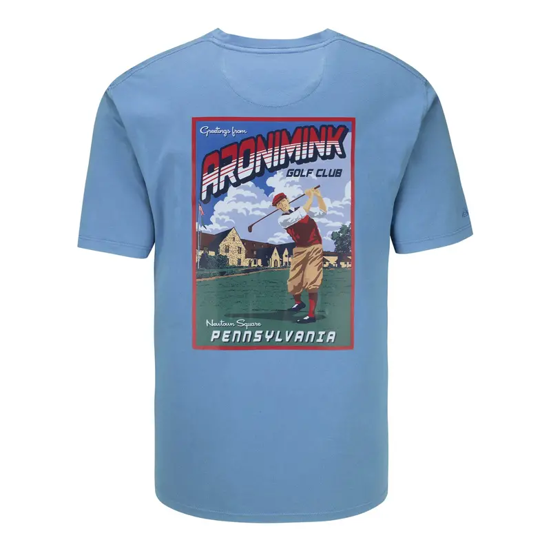 Ahead 2026 Pga Championship Retro Golf Course T-Shirt – Blue Jean 1