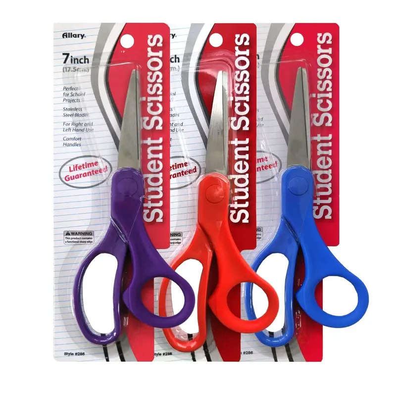 Allary 7-Inch Student Scissors – Ergonomic Safety Design 1