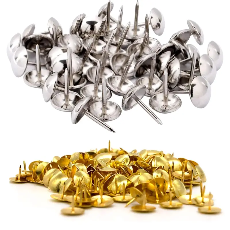 Allary Decorative Thumbtacks – 80-Piece Silver & Gold Combo 1