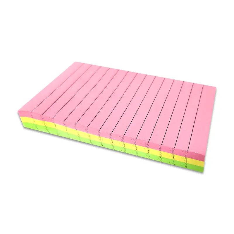 Allary Removable Colored Stripe Sticky Notes – 1-Pack Variety 1