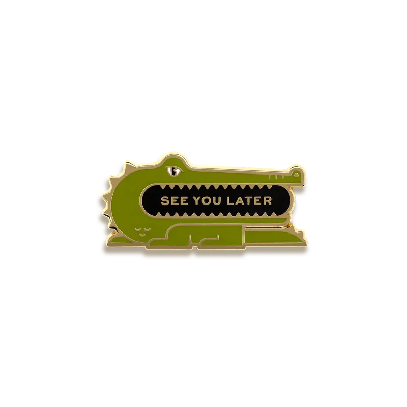 Alligator Wildlife Enamel Pin – Pinultimate 1