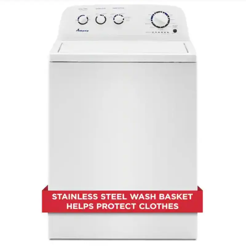 Amana 3.8 Cu. Ft. High-Efficiency Top-Load Washer – White 1