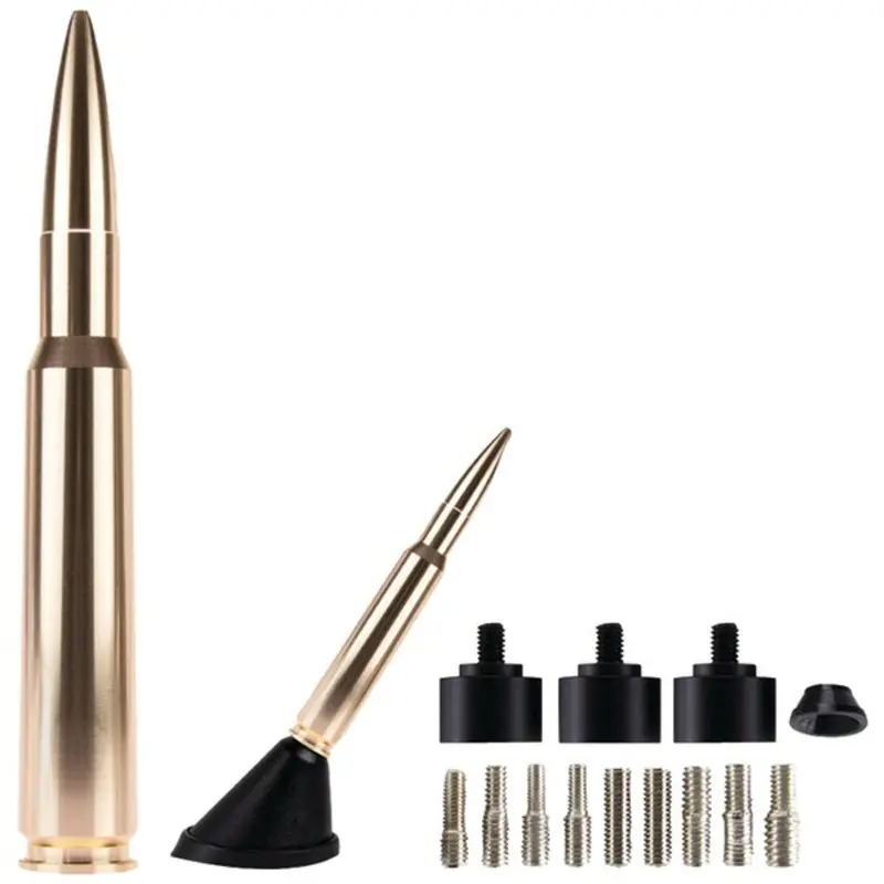 Ammotenna 50Gd 5.5-Inch Gold & Bright Copper .50 Caliber Replica Antenna Mast 1