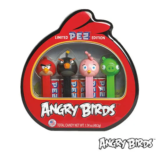 Angry Birds Themed Pez Tin Gift Box 1