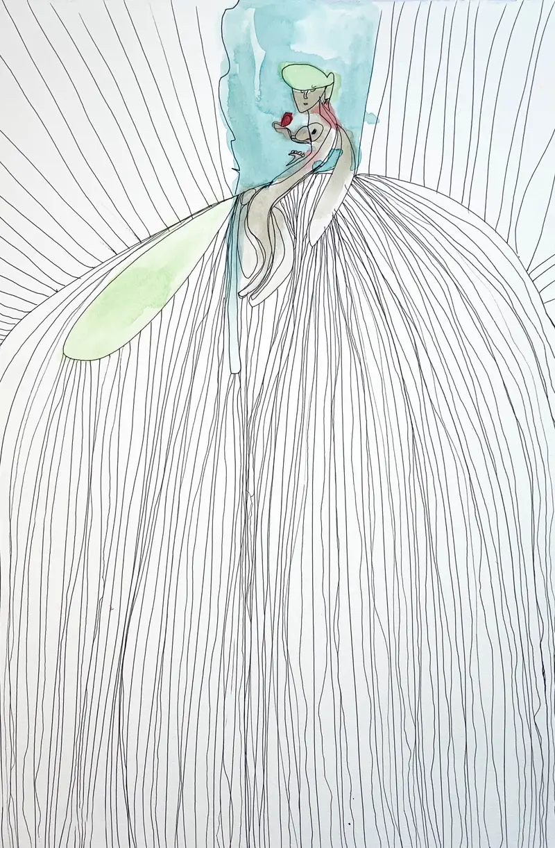 Apple Queen Figurative Painting By Shawn Jackson 1