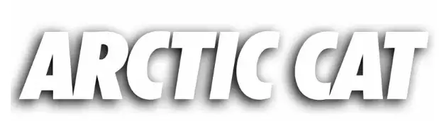 Arctic Cat White Brand Decal Set For Atvs And Snowmobiles 1