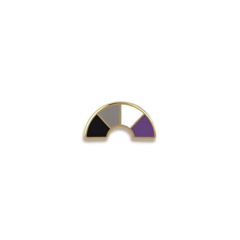 Asexual Pride Enamel Pin – Subtle Yet Meaningful Identity Emblem By Pinultimate 1
