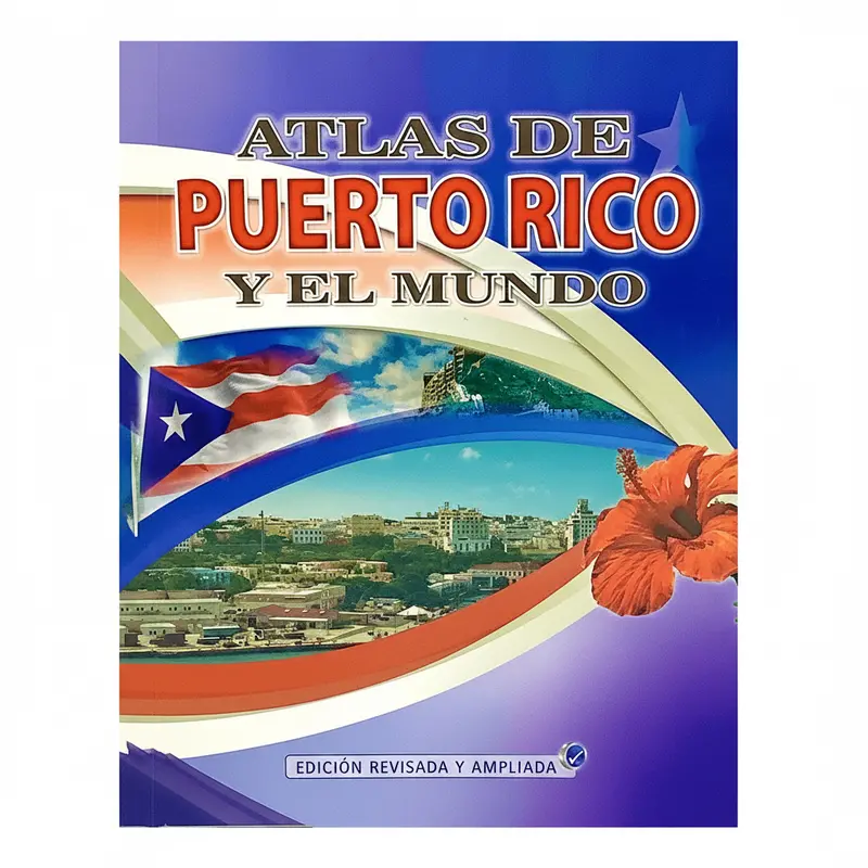 Atlas De Puerto Rico Y El Mundo – Illustrated Educational Book (36 Pages) 1