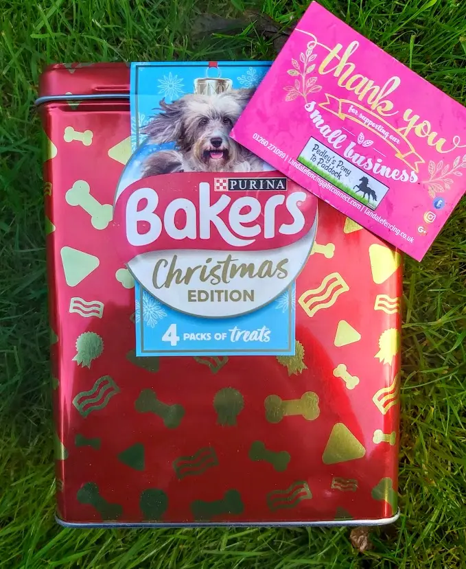 Bakers Festive Dog Treats In Collectible Christmas Tin 1