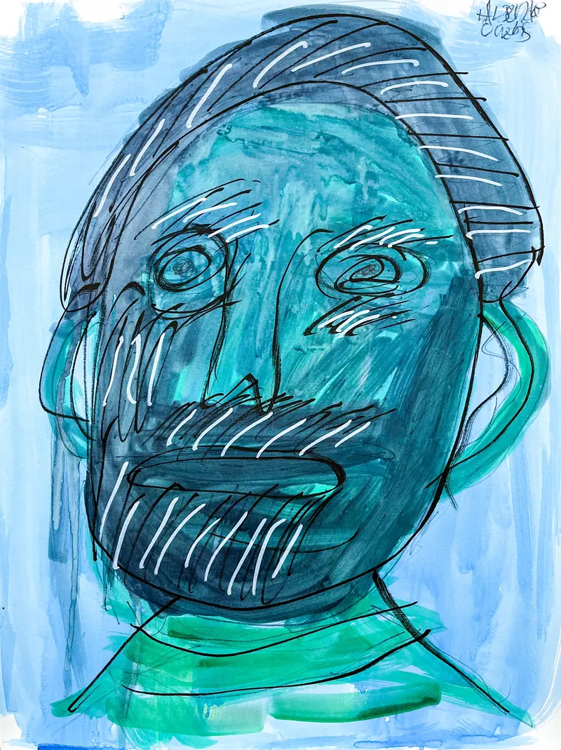 Bearded Man Portrait By Alsendoe Owens 1
