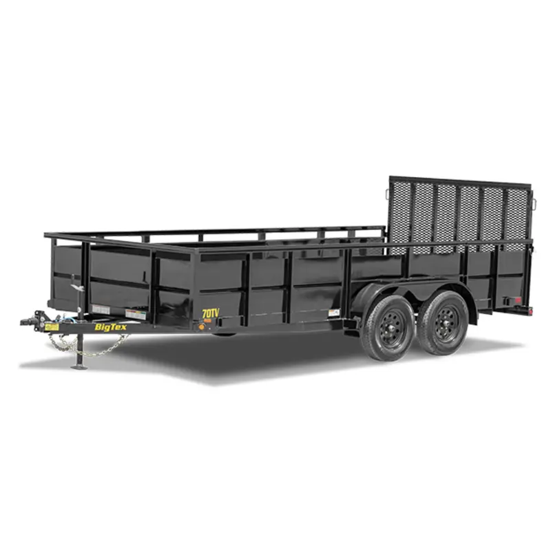 Big Tex 12-Foot Vanguard Utility Trailer With Tandem Axles 1