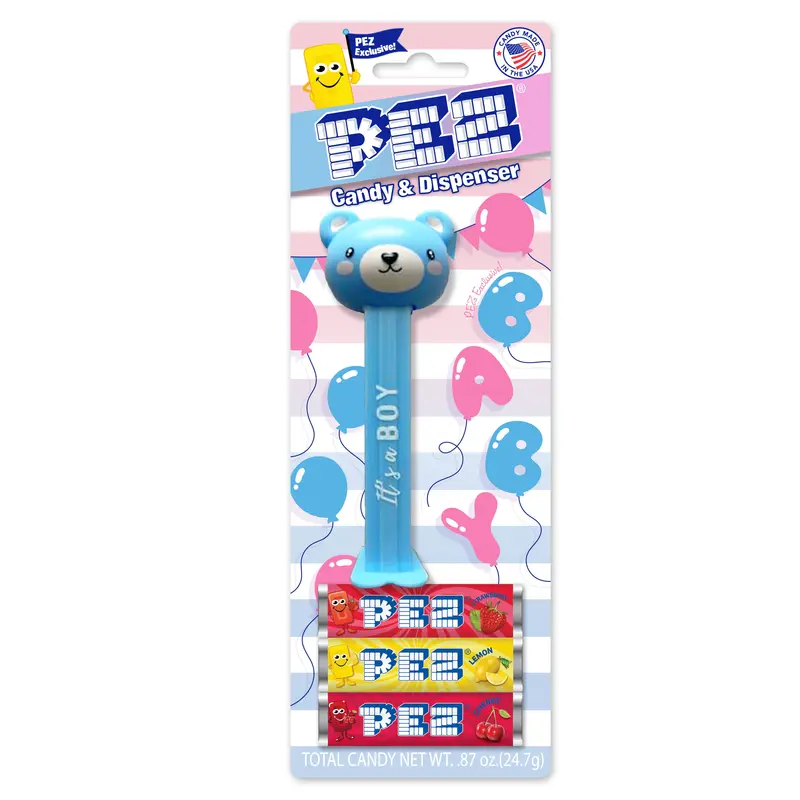 Blue Bear Pez Dispenser – ‘It’S A Boy’ Theme 1