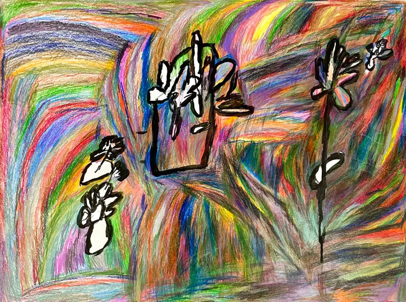 Botanical Floral Abstraction Untitled By Jotina Ballard 1