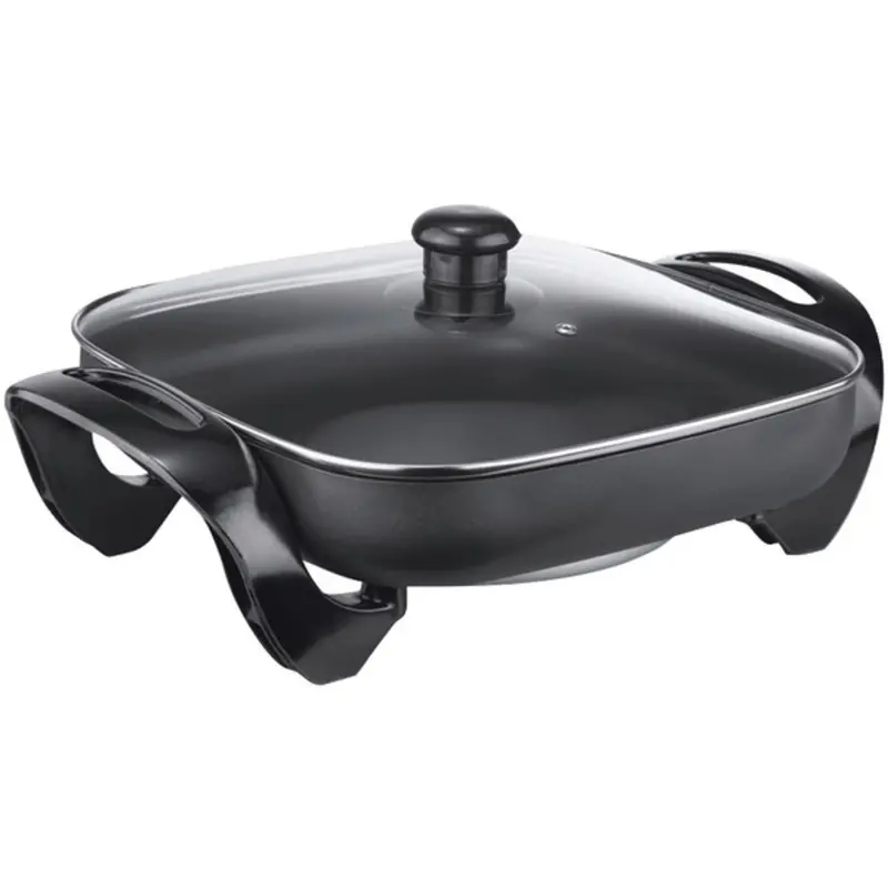 Brentwood Sk-65 12-Inch Nonstick Electric Skillet With Tempered Glass Lid (1300W) 1