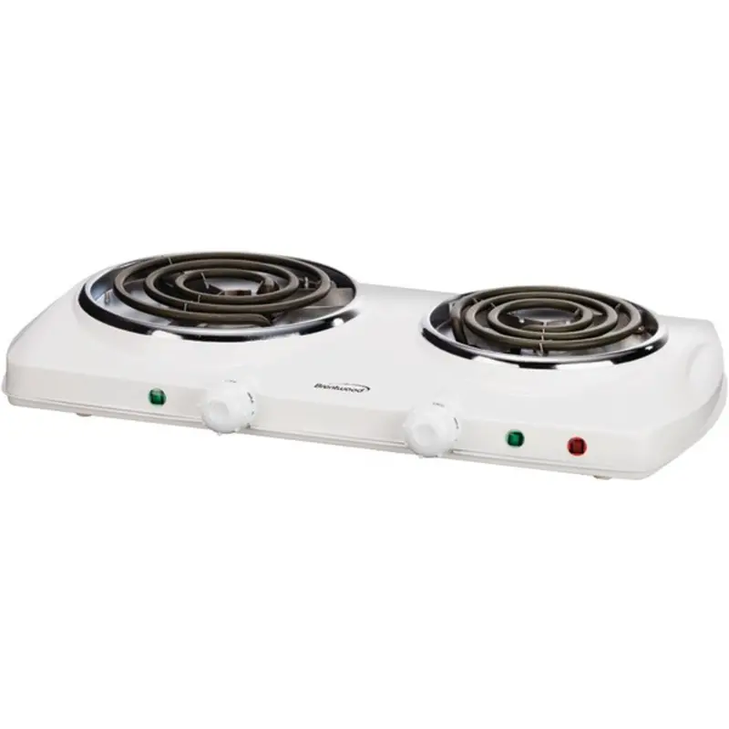 Brentwood Ts-368 1500W Dual-Burner Electric Hot Plate 1