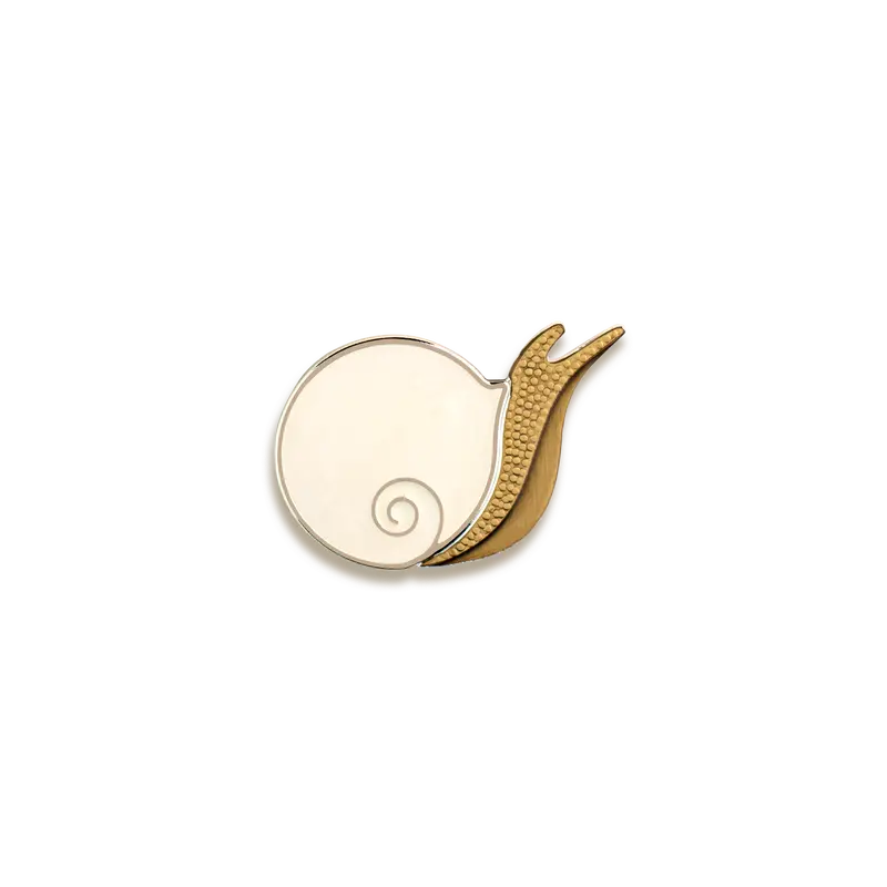 Caracol Spiral Symbol Enamel Pin – Amar&Riley Series 1