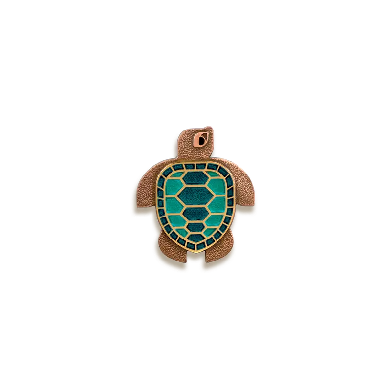Caretta Sea Turtle Conservation Enamel Pin – Amar&Riley 1