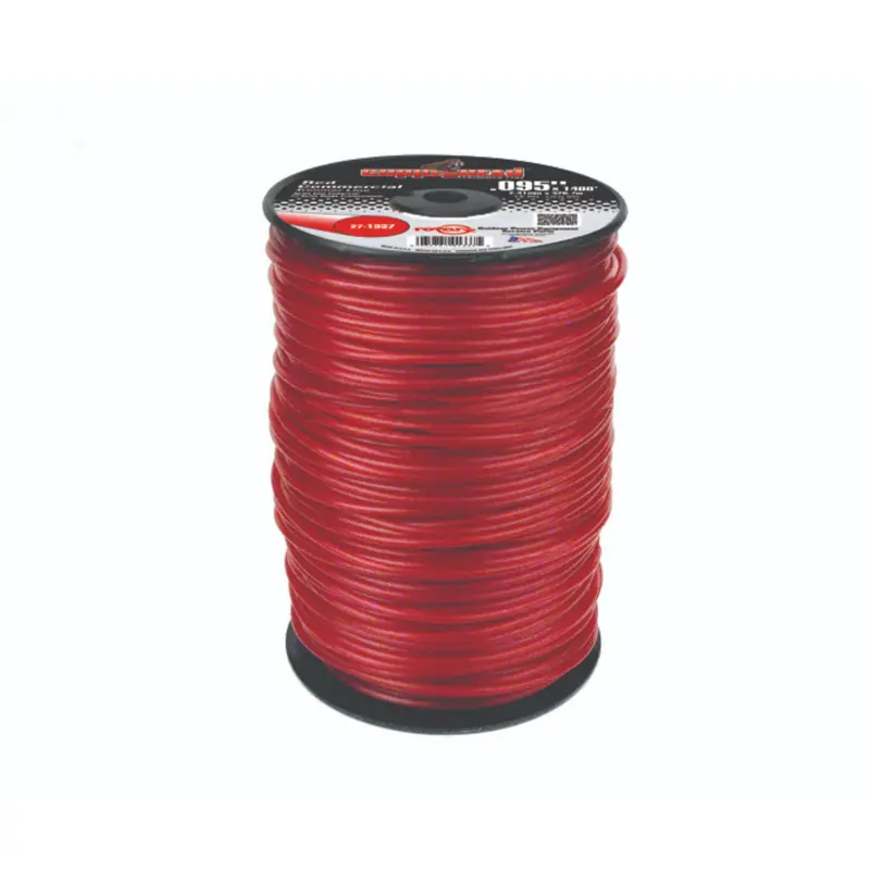 Commercial-Grade Rotary Trimmer Line – .095" Diameter, 5 Lb Red Spool (Part #1337) 1