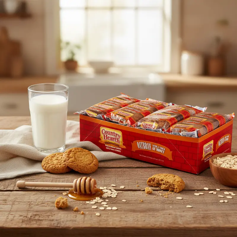 Country Heart Oatbran & Honey Cookies – 12-Pack 1