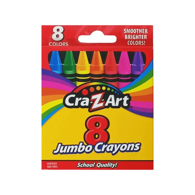 Cra-Z-Art Jumbo Crayons – 8-Count Set For Kids 1