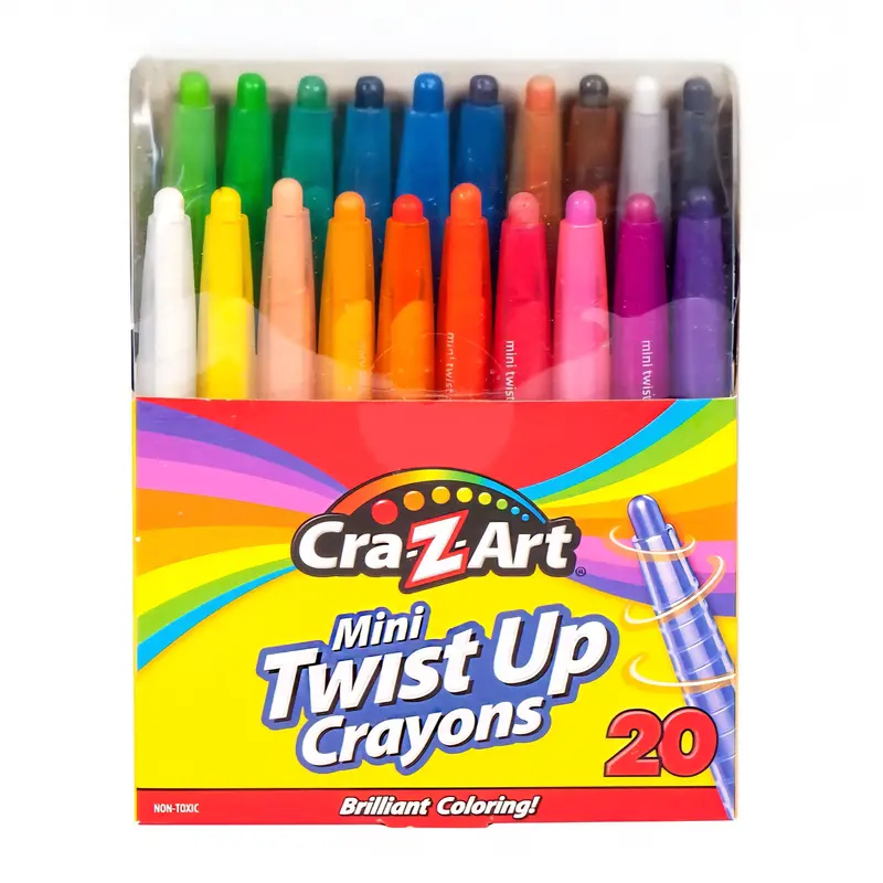 Cra-Z-Art Mini Twist-Up Crayons – 20-Count Assortment 1