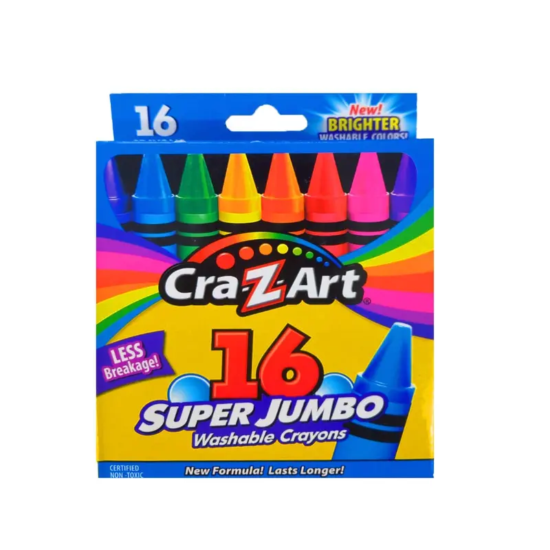 Cra-Z-Art Super Jumbo Crayons – 16 Count 1