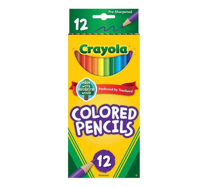 Crayola Classic Colored Pencils – 12-Count Art Supply Set 1