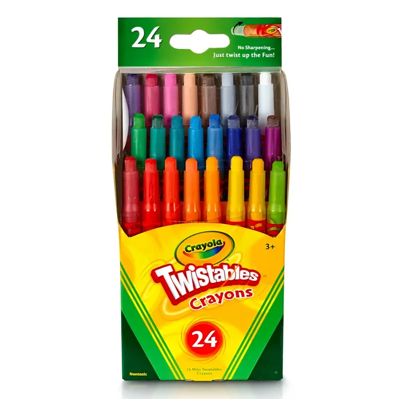 Crayola Mini Twistables Colored Crayons – 24-Piece Set 1