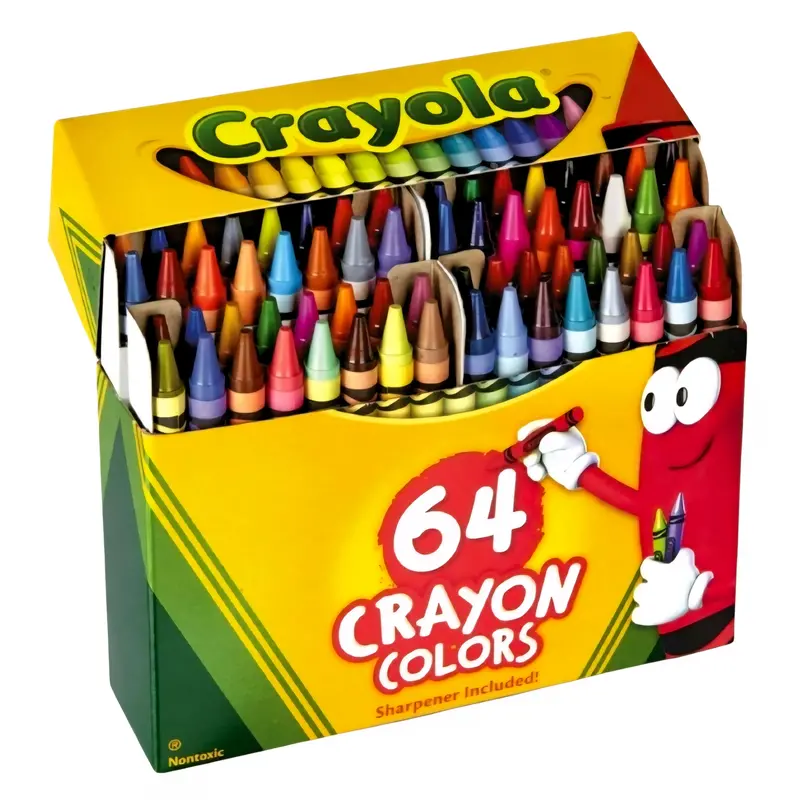 Crayola Standard Crayon Box – 64-Piece Assortment 1