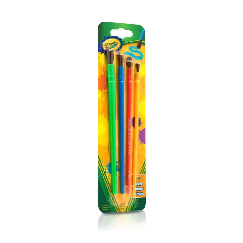 Crayola Student Paintbrush Set – 4-Piece Assortment 1