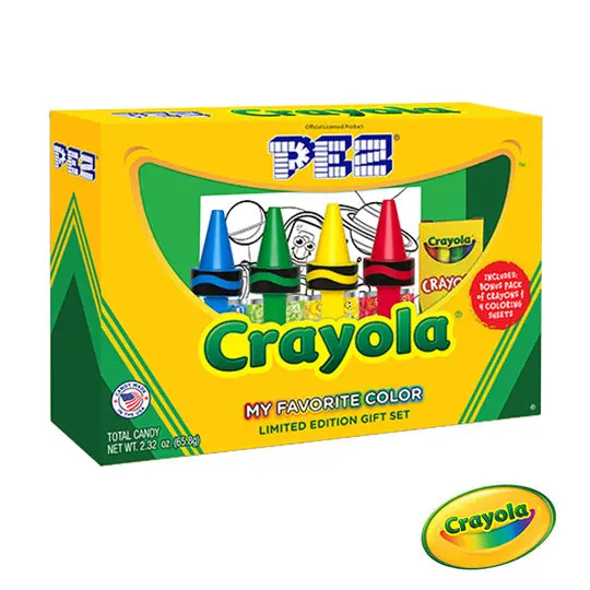 Crayola Themed Pez Gift Set 1