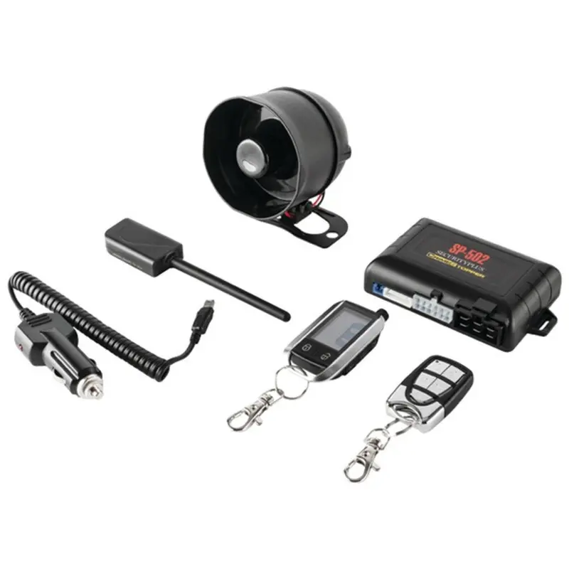 Crimestopper Sp-502 Universal 2-Way Lcd Security System With Remote Start Capability 1