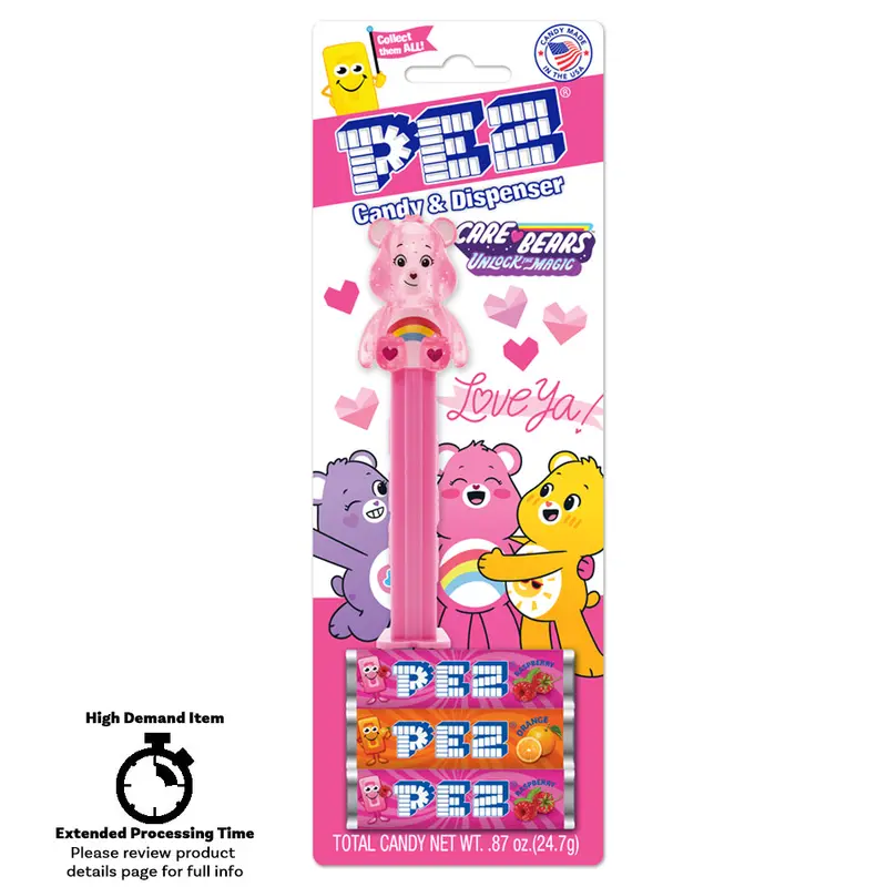 Crystal-Accented Cheer Bear Pez Dispenser 1