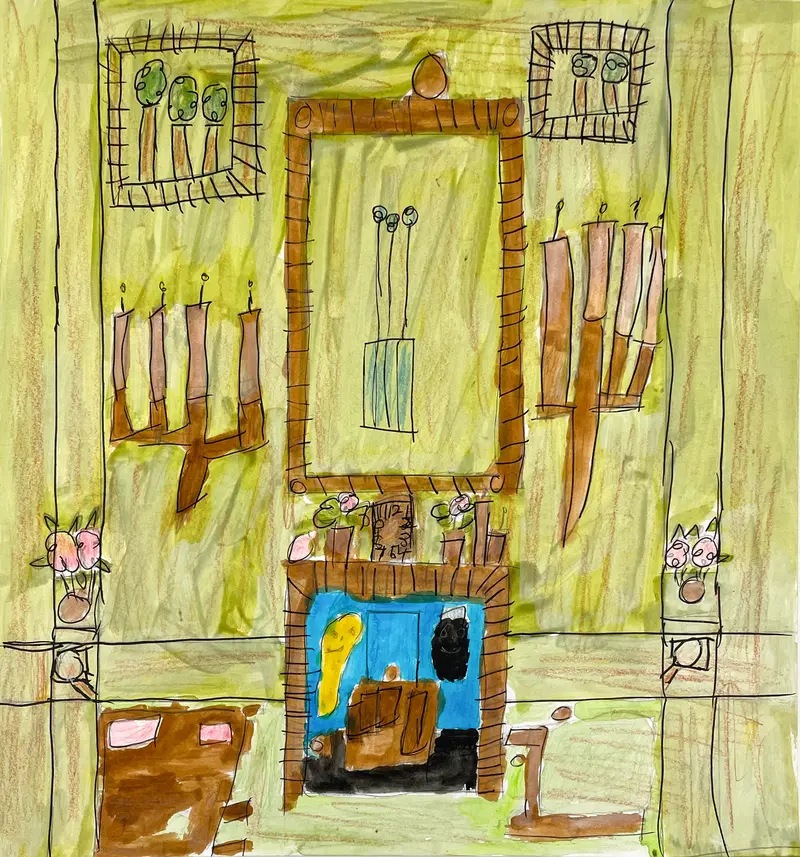 Dennis Cenzer'S Mantelpiece Still Life 1